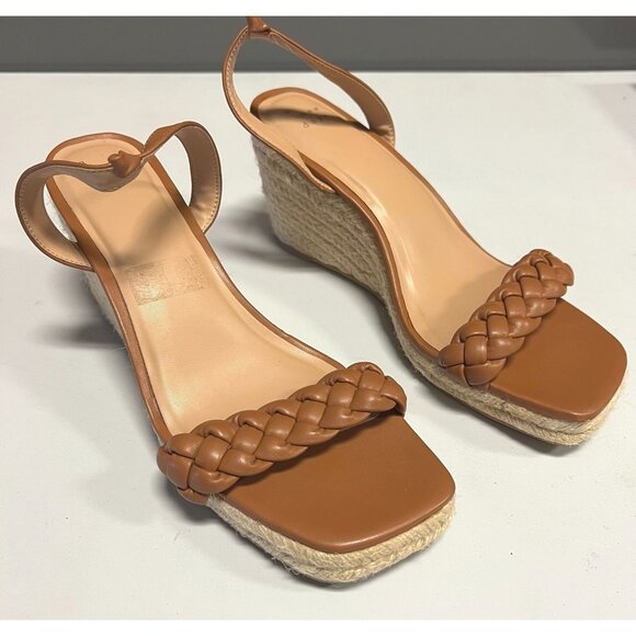 A New Day Women's Joyce Wedge Heels Tan Brown Size 11 - Picture 1 of 9